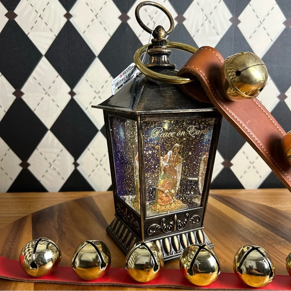 Battery Powered Nativity Lantern 9.5” Holy Family Lighted Decor Fontanini - Picture 9 of 10